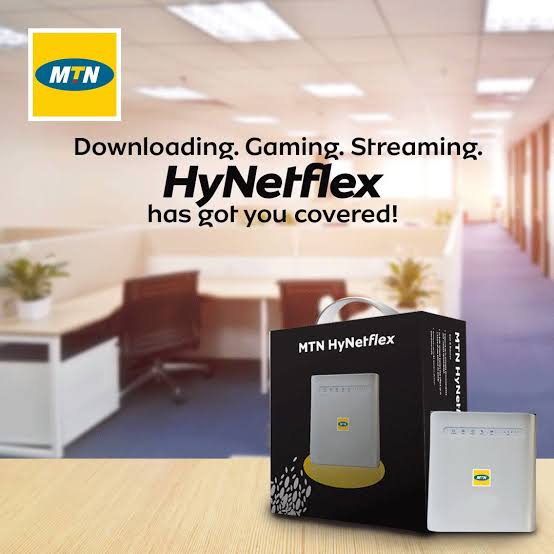 The MTN HyNet Flex router package 