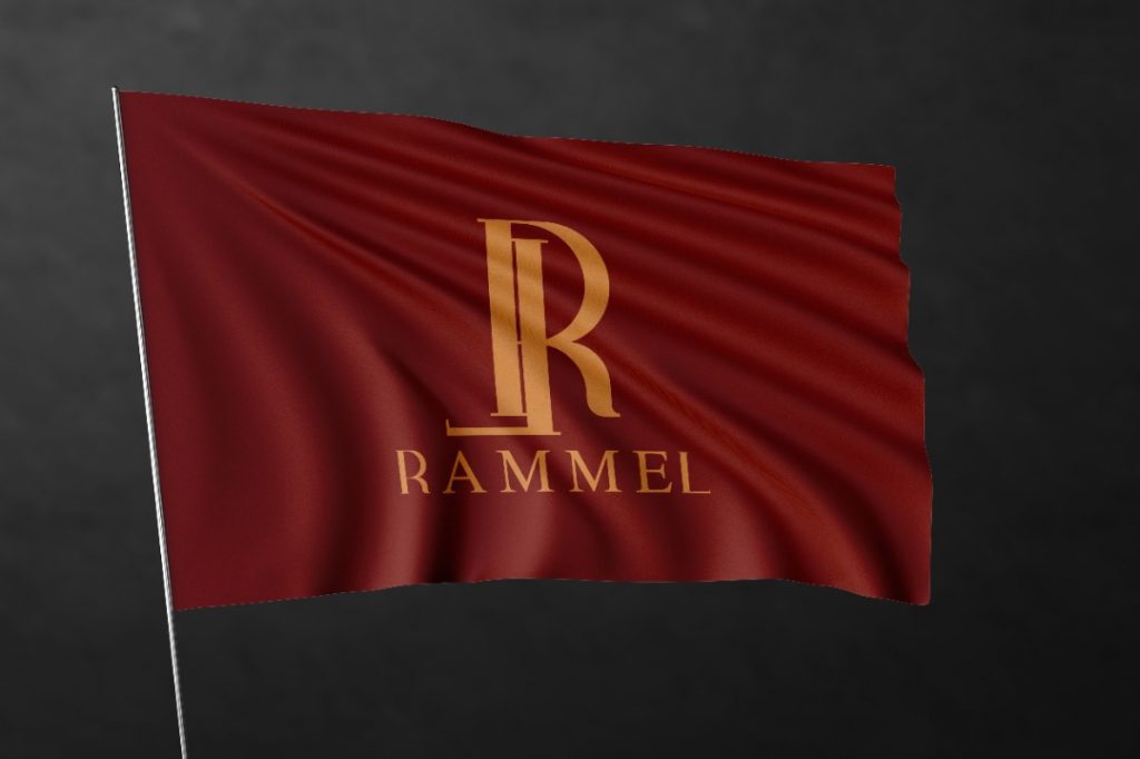 Rammel Flag Mockup